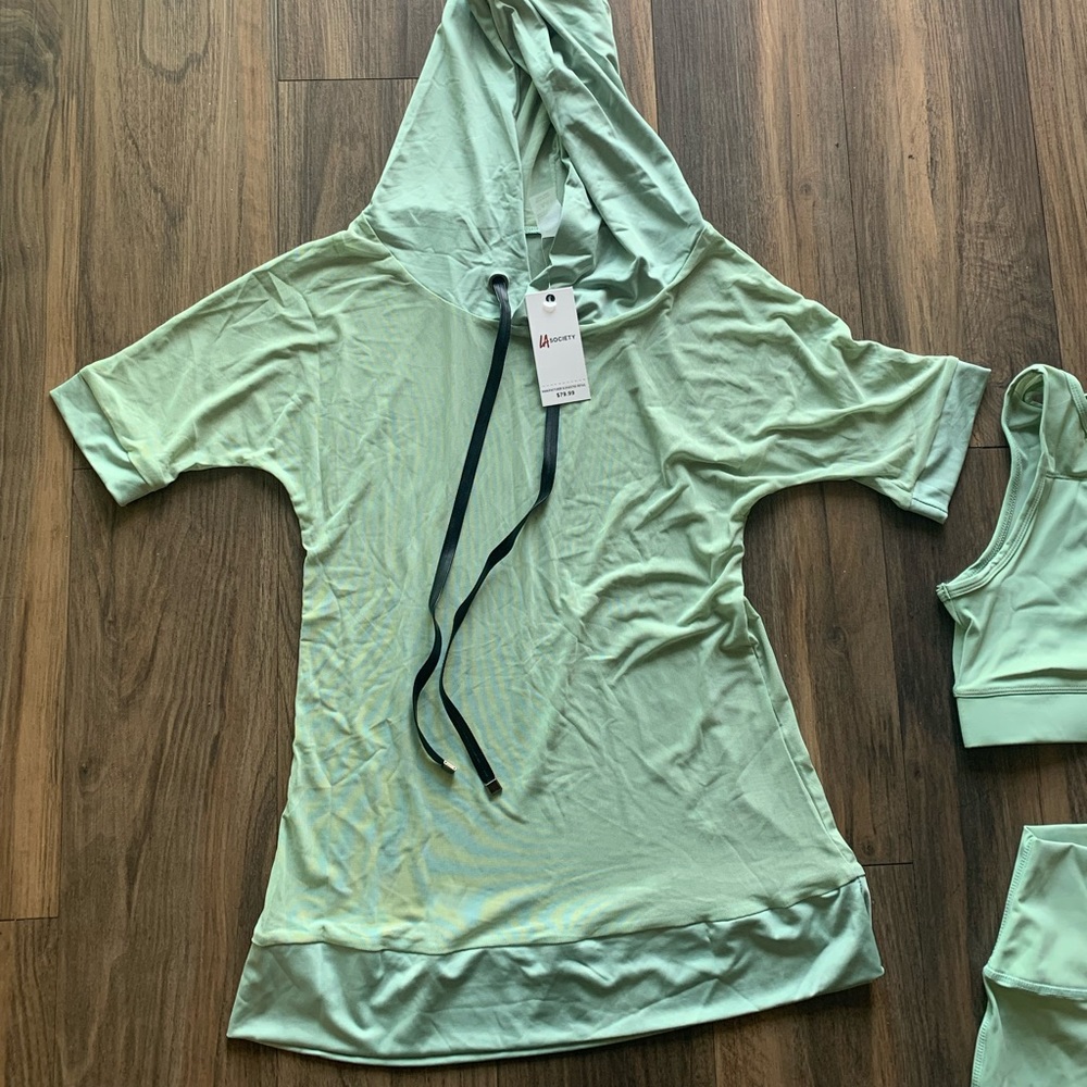 LA Society sheer hoody